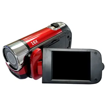 Vlog Fotokameras 1080P Full HD 16 Miljoni Pikseļu DV Videokameras Digitālo Video Kameru, Ekrāns 16X Nakts Šaut tālummaiņa Digitālā Tālummaiņa