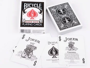 Velosipēdu Classic Black Klāja Rider Atpakaļ Spēlējot Kārtis Standarta Indekss Pokera Burvju Kāršu Spēles Burvju Triki Aksesuārus, lai Burvis