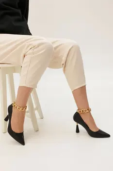 Marjin Sieviešu Nazita Duncis Papēži Chained Pumbs Sieviešu Kurpes augstpapēžu kurpes 2020. Gadam Ziemas un Autmn