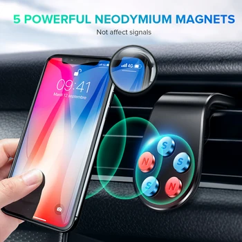 Tālruņa Turētājs Magnētisko Automašīnas Turētājs Stiprinājums Stand Automašīnu Gaisa Ventilācijas Klipu Magnēts Mount iPhone 11 Pro Max Samsung Xiaomi GPS