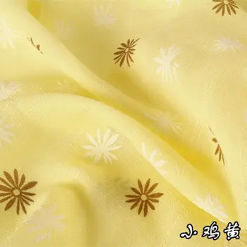 Žakarda Ziedu Kokvilnas Auduma Japāņu Stila Slub Šūšana, Audumu Šūšanas Kleitu TJ2636