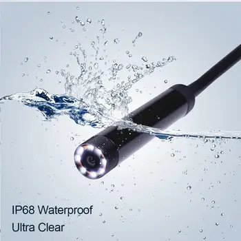 KERUI 1200P WIFI Endoskopu Fotokameras Ūdensdrošs Pārbaudes Kameras USB Cieto Mīksto 7M Vadu Endoskopu Borescope Android PC IOS