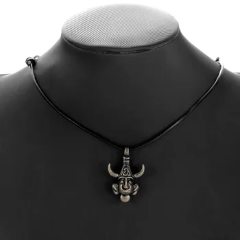 Pārdabisku Amuletu Ādas Kaklarota Dean Winchester Dieva Atklāt Amuletu-aka Samulet 3D Kulons Cosplay Rotaslietas, Vairumtirdzniecība