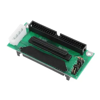 Augstas Kvalitātes SCSI SCA 80 Piespraust 68Pin līdz 50 Pin IDE Cieto Disku Adapteri Converter Kartes Moduļa Valdes Pievienot Uz Kartēm Dropshipping