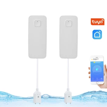 Tuya Smart dzīves app Wifi Ūdens Sensors, Ūdens Noplūdes Detektors, Ūdens Līmeņa Noplūdes Sensors Signalizācija gudrā Māja Darbojas Ar IFTTT