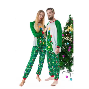 Ģimenes Saskaņojot Tērpiem Bērniem, Zēniem, Meitenēm Bērnu Mamma, Tētis Ziemassvētku Pidžamas Pidžamas Komplekti Bērniem Chrsitmas Koku Ģimenes Sleepwear