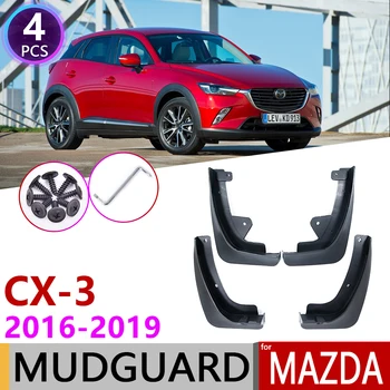 Priekšā, Aizmugurē, Mudflap priekš Mazda CX-3 2016~2019 CX3 CX 3 Fender Mudguard Dubļu Sargi Splash Guard Atloks Dubļusargi Piederumi 2017 2018