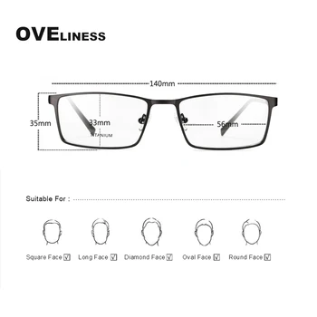 Modes vīriešu rāmji, brilles Optiskās Brilles Rāmis Vīriešiem 2020. Gadam Tuvredzība Recepšu brilles full Metal brilles Briļļu