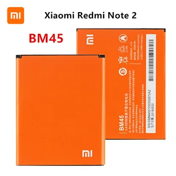 Xiao mi Oriģinālā BM45 3060mAh Akumulatoru Xiaomi Redmi 2. Piezīme Hongmi Note2 BM45 Augstas Kvalitātes Tālruņa Baterijas Nomaiņa