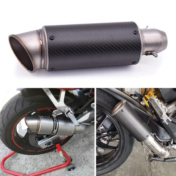 51-60 mm motociklu izplūdes caurules ar DB killer Motociklu Izplūdes Caurules Muffler Honda CB650F VF VFR 750 800 VTR1000F CBR125R