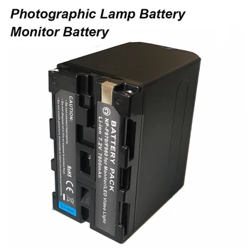 7800mAh NPF-960 NP-F970 Foto Lampas Akumulatoru NPF 970 960 LED Video displejs Akumulatora uzlādes Fotogrāfija gaismas Akumulators
