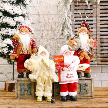 LAPHIL 2020. gadam, Ziemassvētku Rotājumi, Mājas Santa Claus Lelle Ziemsvētki Koks Kuloni Rotājumi Ziemassvētku Dāvanas Bērniem Navidad Noel
