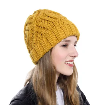 2019 sieviešu aksesuāri, jaunu dimanta formas laukumā mīksta vilnas adīta cepure dāmas modes rudenī, ziemā silts savējos vilnas cepurīte F23