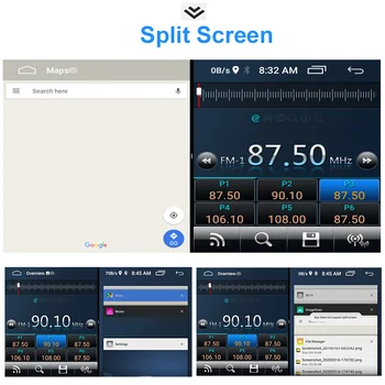Wanqi Split Screen Android10 Auto Audio Navigācija, Stereo Atskaņotāju, GPS For Mercedes Benz G Klase CLK W209 W467 WiFi SWC BT NE DVD