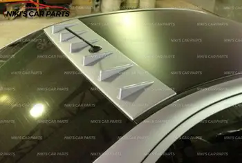 Spoilers vainagu uz jumta Mitsubishi Lancer X 2007-seši zobi ABS plastmasas speciālo aviācijas ārējie dinamisku molding apdare
