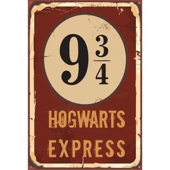 Dzīve-Plakāti Harijs Poters Hogwart Express 9 3/4 Diagramma