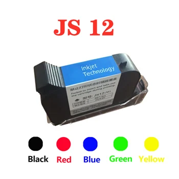 JS12 12.7 mm Augstums Printeri Tintes Kasetne Ātri žāvēšanas Universālā Rokas Tintes Printeri Melns Sarkans Zils Zaļš Dzeltenu Balts
