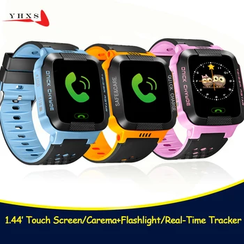 1.44' Touch Screen Smart Drošu Precīzu Tracker Atrašanās vieta SOS Zvanu Tālvadības Uzraudzīt Lukturīti Skatīties rokas Pulkstenis Bērniem Dēlu Pk Q90