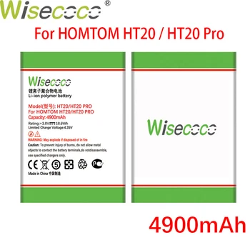 WISECOCO 4900mAh Akumulatoru HOMTOM HT20 / HT20 Pro Mobilo Tālruni Noliktavā Augstas Kvalitātes Akumulatora+Izsekošanas Numuru