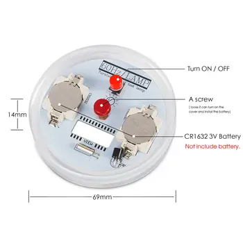 Nobsound Hi-end Mini Portatīvo Pagrieziena Ātruma Testeri Strobe Disku & Light Kalibrēšanas Tahometrs Lampas