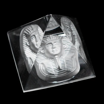 Laimīgs Enerģijas Dziedināšanas Mazo Feng Shui Ēģipte Ēģiptes Forma, Skaidrs, Kristāla Piramīdas Rotājumu Reiki Čakru Dziedināšanas Amuletu Mājas Dekoru