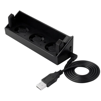 5V 0.6 PS4 Slim USB Dzesētājs Dzesēšanas Ventilators ar Ārējo 5-Ventilators Super Turbo Temperatūras Kontroles SONY Playstation 4 PS4 Slim