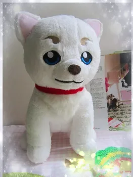 Japānas karstā anime GINTAMA Sadaharu suns mīkstās rotaļlietas plīša rotaļlietas lelle, lelle dzimšanas dienas dāvana jūsu bērnam