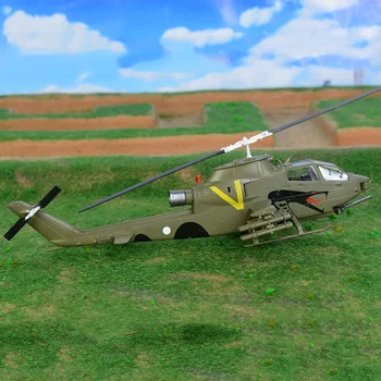 1/72 Mērogā Izraēla AH-1 Cobra Helikopteru Cīnītājs Modelis Gaisa kuģi, Lidmašīnas Pieaugušo Rotaļlietas Bērniem, Bērnu plaknes Dāvanas, Reklāmas Rādīt