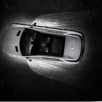 Partol 2gab Eņģeļa Spārnus Automašīnu Laipni Gaismu Ēnu Gaismas Projektors Auto LED Durvju Brīdinājuma Gaismas Lampa paklāju Peļķe gaismas der visiem auto