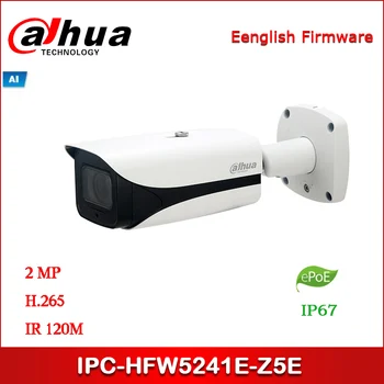 DAHUA IP Kameras IPC-HFW5241E-Z5E 2MP WDR IS Bullet AI, Tīkla Kameras 7 mm -35 mm motorizētu objektīva ar ePOE