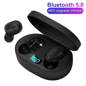 A6L TWS Bluetooth 5.0 Bezvadu Austiņas LED Displejs, Austiņu Austiņas, lai Redmi Airdots Ūdensizturīgs Stereo Trokšņa Samazināšanas PK A6S
