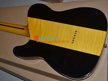 Vairumtirdzniecības Rūpnīcas elektriskā ģitāra, tele tiger kļavu top ģitāru accesscries guitarra Bezmaksas piegāde