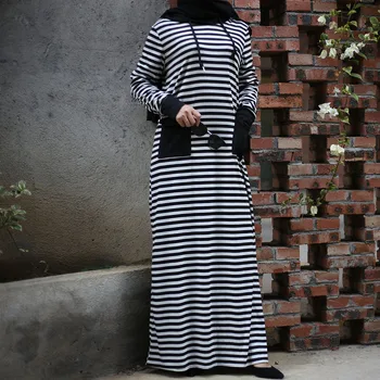 Plus Lieluma Sievietēm Abaya Kaftan Dubaija Turcijas Sporta Musulmaņu Kleita, Hijab Saūda Pelēkā Vārna Islāma Apģērba Caftan Marokens Djelaba Femme