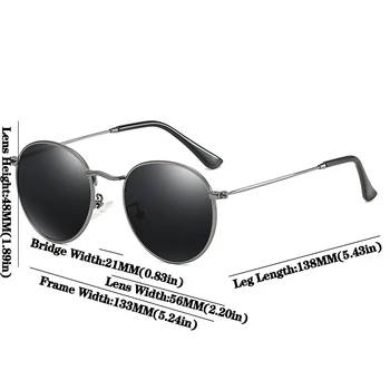 Psacss JAUNU Vintage Ovāls Polarizētās Saulesbrilles, Vīriešu, Sieviešu, Metāla Rāmis Zīmola Dizainere Populārs Saules Brilles Par Braukšanas Zvejas UV400