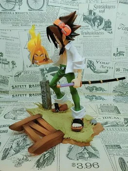 Anime Shaman King Asakura Jūs PVC Rīcības Attēls Kolekcionējamus Modeli, lelle, rotaļlieta 18 cm