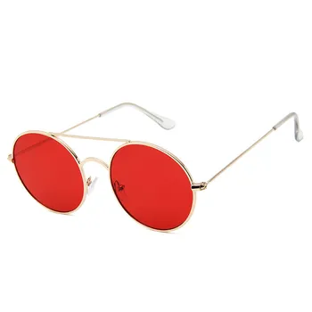 Apaļā Vintage, Saulesbrilles Sieviešu Ieplests Izmēģinājuma Saules Brilles Vīriešu Modes Toņos Gadījuma Brilles Moderns Brilles UV400