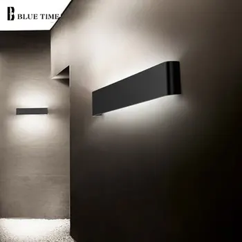 36W 111cm Vannas istabas Spoguļa Priekšā Gaismas Modernu LED Sienas Lampas Sconce Gaismas Iekštelpu Kā Apdares Apgaismojums, Melna Balta Gala