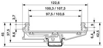 UM108-B profila kāju paneļu montāža bāzes PCB turētājs, PCB din sliedes ,PCB pārvadātājs,PCB mājokļu