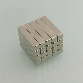 Augstas Kvalitātes Neodīma magnēts 15x3x3m retzemju mazo Spēcīgu bloka pastāvīgu ledusskapis Elektromagnēts NdFeB nickle magnētisko laukumā