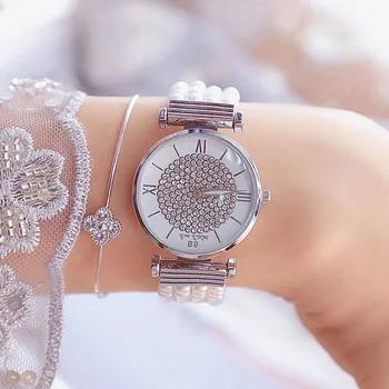 Zegarki Damskie 2019 Sieviešu Kvarca rokas Pulksteņi Luxury Pearl Rokassprādzi Eleganta Kleita Pulksteņi Dāmas rokas Pulkstenis Relogios Femininos saat