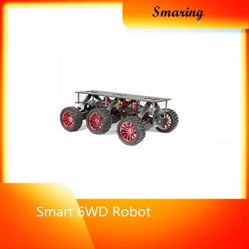 Smart 6WD Robots Automašīnas Šasijas Triecienu Absorbciju bezceļu Tūrisms Meklēšanas Un Glābšanas Platformas Arduino Aveņu Pīrāgs DIY RC Rotaļlietas