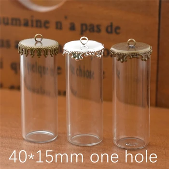 10set dobu stikla mēģenē ar uzstādījumu bāze stikla flakoniem kulons stikla pudele rotaslietas kulons pasaulē rotaslietas secinājumi