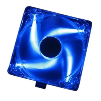 AKCIJĀ! Karstā Datorā PC Case Blue LED Neona Fan Cooler Heatsink 12V