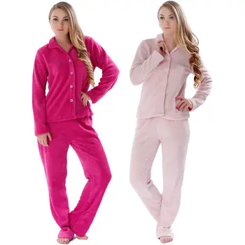 Sieviešu Pidžamas Ziemā Silts Sleepwear Pidžamu Uzvalki Plus Lieluma Mājas Drēbes Coral Fleece Top & Elsas, Pidžamas Pidžamas Komplekts Sievietēm