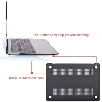 MOSISO Hard Case Cover For Macbook Air 13 Retina Pro 13 15 Touch Bar A2159 A1706 A1989 A1707 2019 2020 