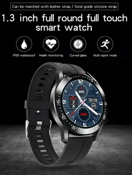 C2 Smart Skatīties Pilnu skārienekrānu, Pedometrs Skābekļa Noteikšanas Sirds ritma Monitors IP68 Ūdensnecaurlaidīga Bluetooth Modes Sports Watch