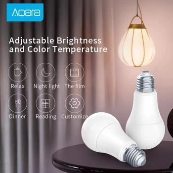 Aqara Smart Led Spuldzes smart gaismas Zigbee Smart Tālvadības pulti, Led Lampas, Gaismas, Mijia Smart Home Mi mājās app aqara Homekit app