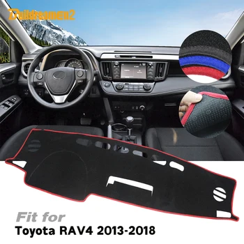 Auto Izvairīties no Gaismas Pad Paneļa Vāciņu, Domuzīme Kuģa Instrumentu Platforma Nē-Slīdēšanas Paklājiņš Toyota RAV4 2013 2016 2017 2018