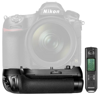 Neewer NW-D850 Vertikālā Fotografēšana Power Battery Grip Nomaiņa MB-D18+2.4 G Hz Bezvadu Tālvadības pults Nikon Kamera D850