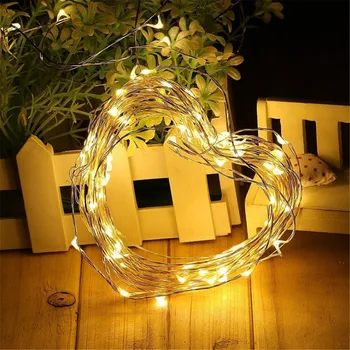 50-500 LED Āra Saules Lampas Pasaku String Apgaismojums Ūdensnecaurlaidīgs 8 Režīmi Brīvdienu Ziemassvētku Puse, Istabas Dekoratīvie DIY Garden Light